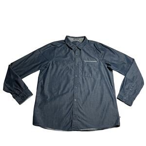 Toad & Co Men's Chambray Button Up Shirt Size X-Large Lightweight Casual